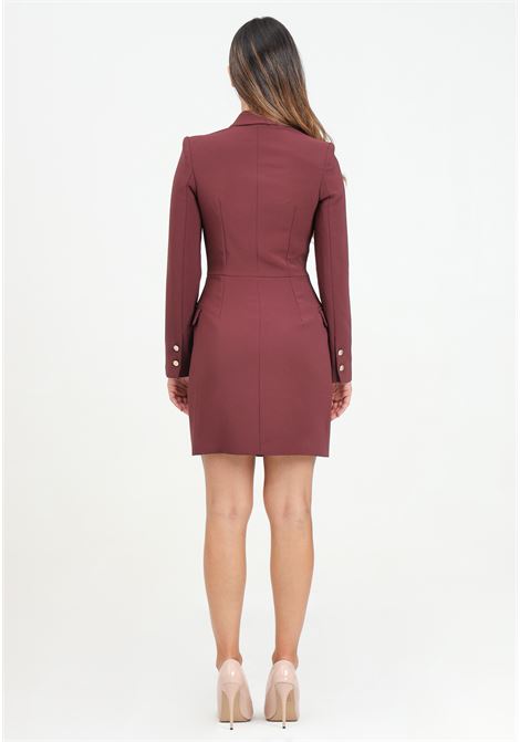 Abito corto bordeaux da donna ELISABETTA FRANCHI | AB61446E2CG3